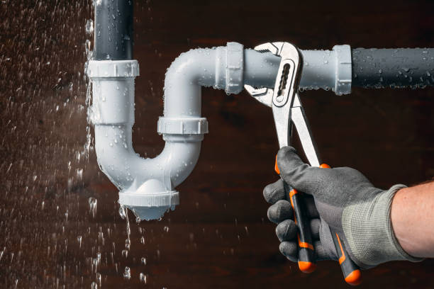 Professional Drain Cleaning technician working in Callands, VA